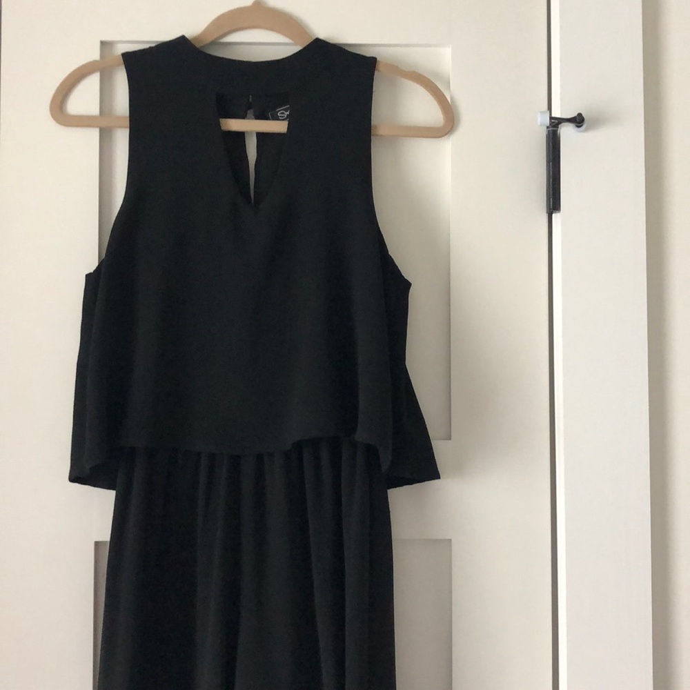 Black sheer jumpsuit from boutique.